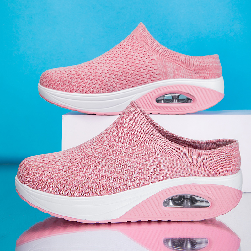 Badminton Shoes - 통기성 경량 여성 신발, 야외 부드러운