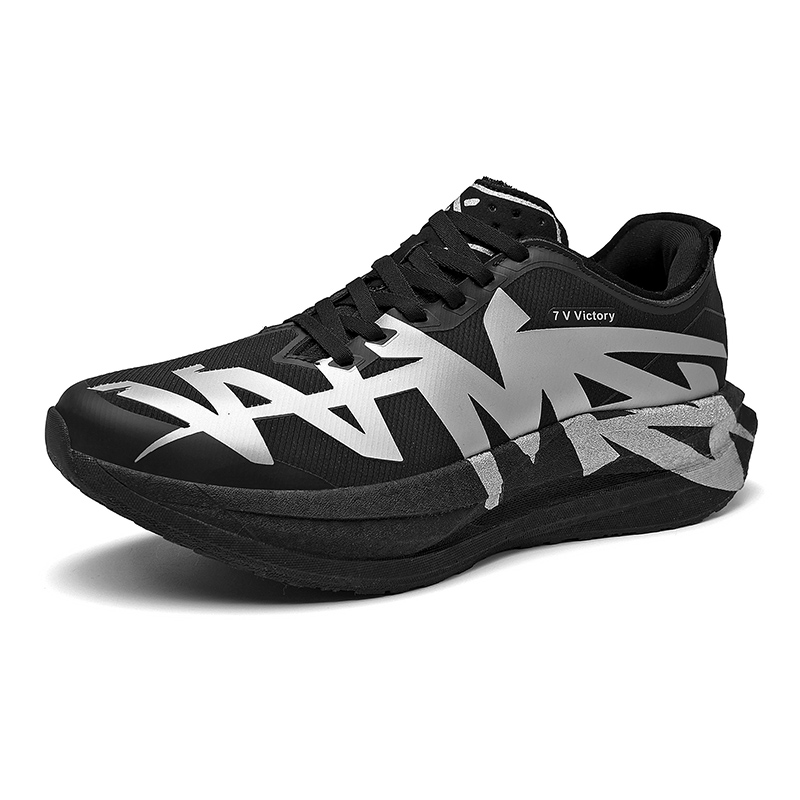 Badminton Shoes - 남성용 카본 플레이트 러닝화, 가볍고 통기성이