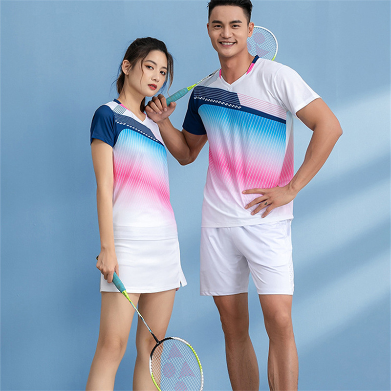 Badminton Jersey - 남녀공용 배드민턴 저지 및 반바지, 셔틀콕