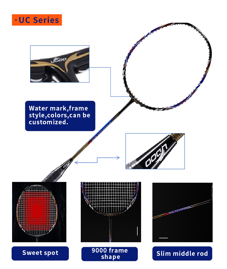 UC670 3U 복합 흑연 배드민턴 라켓, 경량 합금  - Badminton Grip 리뷰 및 가격