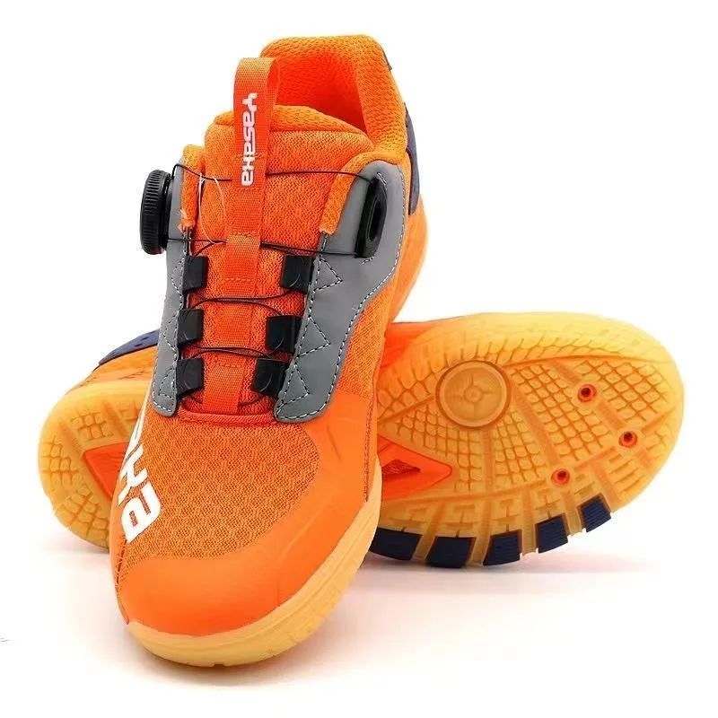 2026 탁구화 남녀공용 오렌지 코트화 유니섹스 디자이 - Badminton Shoes Men 리뷰 및 가격