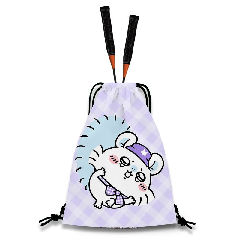 귀여운 만화 캐릭터 디자인의 드로스트링 백팩, 다용도  - Badminton Bag 리뷰 및 가격