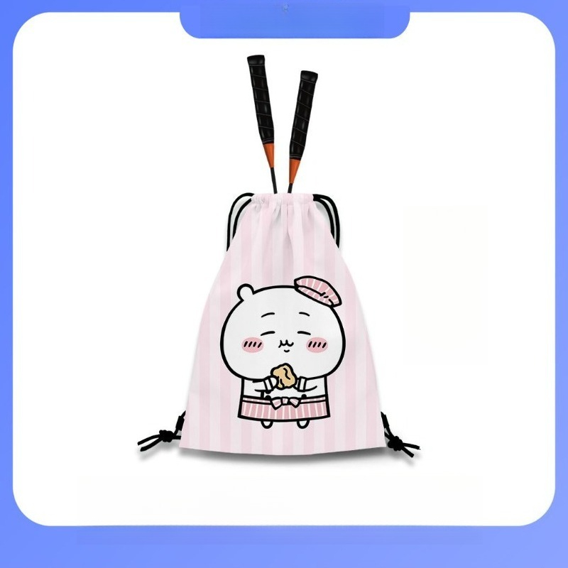 귀여운 만화 캐릭터 디자인의 드로스트링 백팩, 다용도  - Badminton Bag 리뷰 및 가격